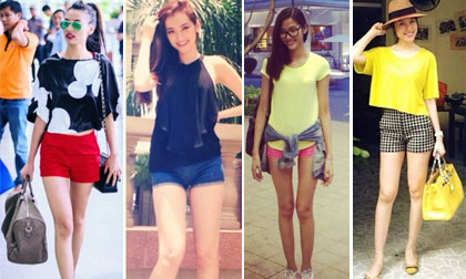 Sao Việt đua nhau diện quần short ngày nắng nóng
