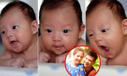 Đan Lê khoe loạt ảnh con trai thứ 2 kháu khỉnh dễ thương