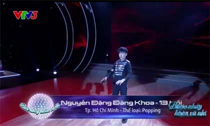 Bước nhảy hoàn vũ nhí 2014, phần thi của Nguyễn Đăng Khoa