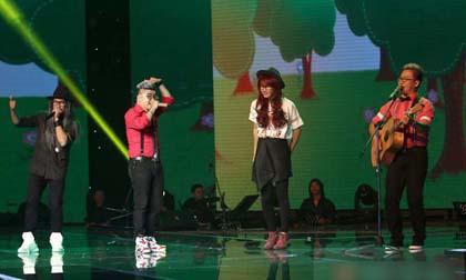 Nhân tố bí ẩn vòng Live show 1: 'Mình yêu nhau đi' và 'Bốn chữ lắm'-F-Band