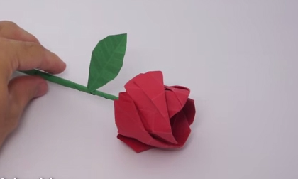Khéo tay - Hướng dẫn gấp hình Bông Hồng