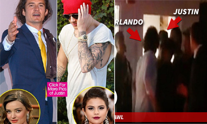 Justin Bieber và Orlando Bloom ẩu đả trong nhà hàng vì ghen tuông