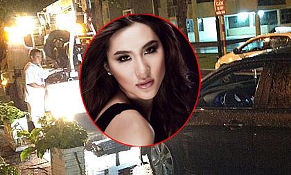 Siêu mẫu Kim Dung bị tai nạn xe hơi nghiêm trọng giữa đêm khuya