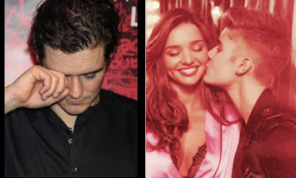 Justin Bieber chọc tức đăng ảnh như khóc của Orlando Bloom 