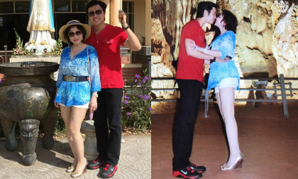 Người tình diện quần short khoe chân trắng ngần hôn Vũ Hoàng Việt đắm đuối