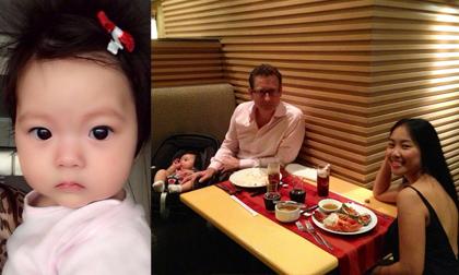 Thêm ảnh bé Sol kháu khỉnh cùng mẹ Đoan Trang và bố kỷ niệm ngày cưới