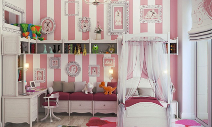 Mê mẩn với những phòng ngủ đẹp như cổ tích dành cho bé