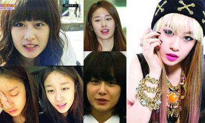 Ngỡ ngàng thần tượng nữ xứ Hàn trước và sau trang điểm