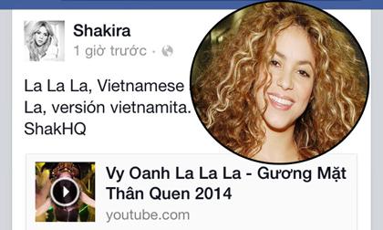 Shakira 'phấn khích' với màn biểu diễn của Vy Oanh