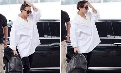 'Ông hoàng thời trang' Hàn diện style rộng lùng bùng như áo mưa