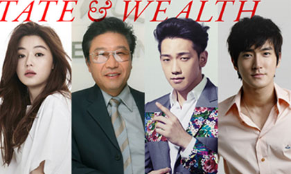 Choáng ngợp với khối tài sản của những ngôi sao giàu nhất K-biz