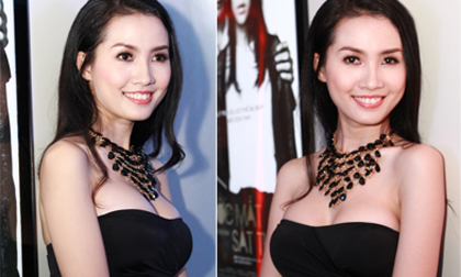 Phan Thị Mơ khoe 'vòng một gợi cảm' đi gặp Jang Dong Gun