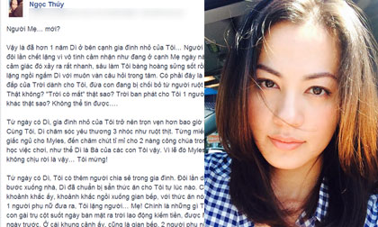 Ngọc Thúy trải lòng về 'Mẹ mới' sau nhiều đổ vỡ với bố mẹ ruột