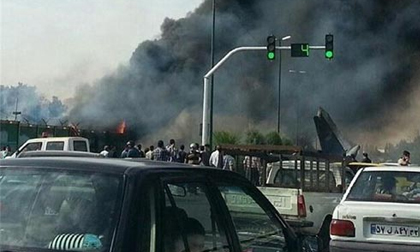 Rơi máy bay dân sự ở Iran, 48 người thiệt mạng