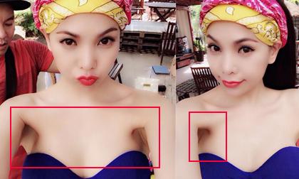 Trà Ngọc Hằng lộ hai hõm nách xấu kinh dị