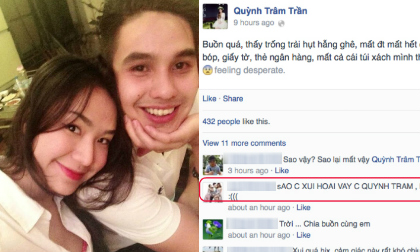 Vợ Baggio lại gặp xui bị giật đồ giữa đêm rằm