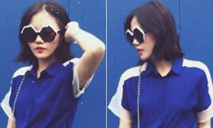 Dù ngực lép Văn Mai Hương vẫn cực cá tính