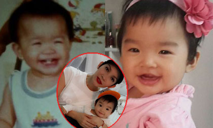 Xuân Lan khoe ảnh thuở nhỏ giống hệt con gái cưng