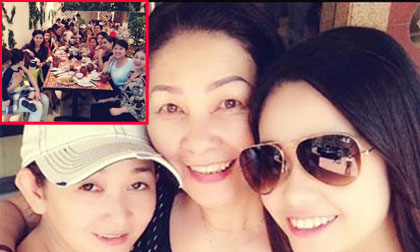 Trương Quỳnh Anh hạnh phúc đoàn tụ cùng gia đình mừng sinh nhật mẹ