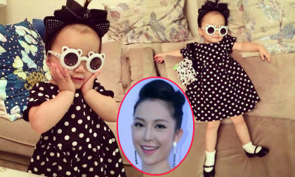 Con gái Linh Nga tạo dáng chuyên nghiệp như mẫu thời trang