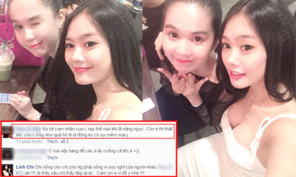 Linh Chi khéo léo đáp trả khi bị chê 'ngực như quả hồ lô di động'