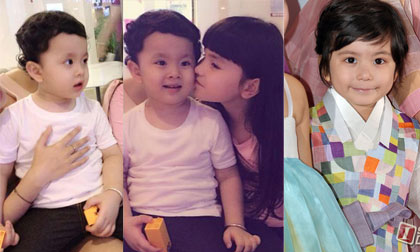 Con trai Trương Quỳnh Anh ngày càng đáng yêu không kém sao nhí Manson