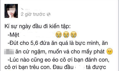 Sốc với chia sẻ về ngày đầu đi dạy của cô giáo mầm non tương lai
