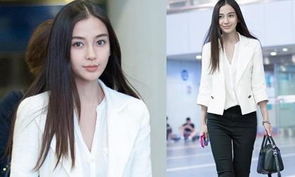 Angela Baby cuốn hút ở sân bay với thời trang đẹp tinh tế