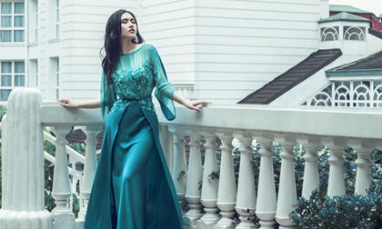 Thùy Dương - vợ diễn viên Minh Tiệp bất ngờ lộng lẫy với váy 2000 đô