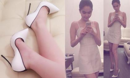 Ngọc Trinh tậu giày hiệu mới 'đụng' hàng loạt sao thế giới