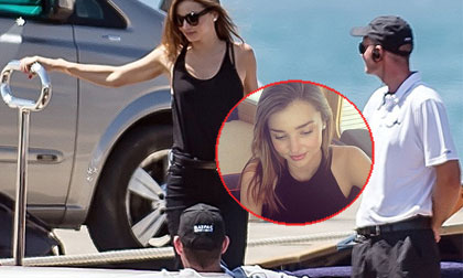Lộ ảnh Miranda Kerr hẹn hò với chồng cũ của 'tình địch' trên du thuyền sang trọng