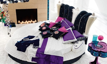 Giường tròn - món nội thất ấn tượng cho phòng ngủ hiện đại