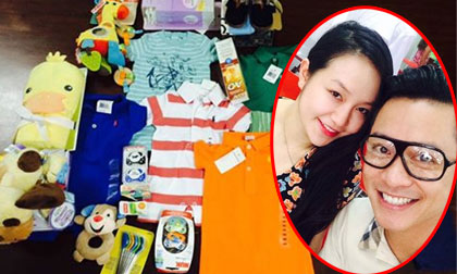 Tuấn Hưng khoe đồ cực yêu của con trai sắp sinh