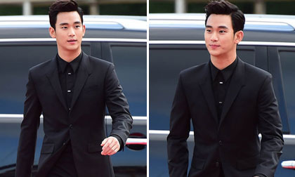 Kim Soo Hyun lịch lãm trên thảm đỏ Seoul International Drama Awards 2014