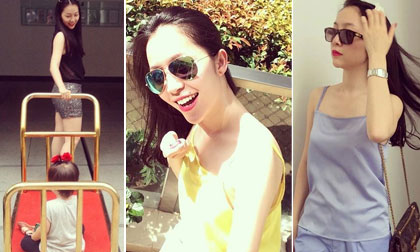 Khoảnh khắc đời thường 'vạn người mê' của Linh Nga