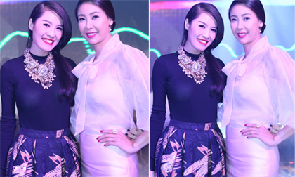 Quế Vân rạng ngời 'đọ dáng' cùng Hoa hậu Hà Kiều Anh