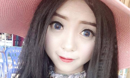 Nữ sinh Hải Dương trang điểm lạ khiến nhiều người giật mình