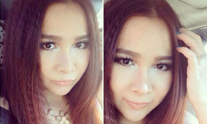 Duy Uyên 'dọa ma' với kiểu lông mày 'sâu róm'