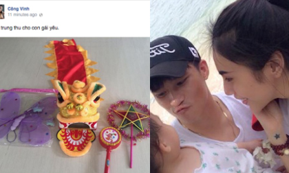Công Vinh được ca ngợi vì mua quà Trung thu ý nghĩa cho con 
