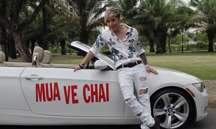 Shock với Lâm Chấn Khang đi xế hộp 2 cửa 'mua ve chai'