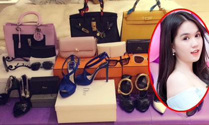 Ngọc Trinh khoe loạt hàng hiệu tiền tỷ mua sắm trong một tháng
