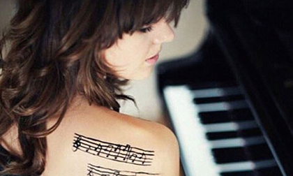 Mốt xăm mình của các bạn trẻ yêu âm nhạc