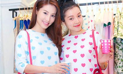 Diễm My 9x, Phương Trinh Jolie diện đồ đôi như “song sinh”