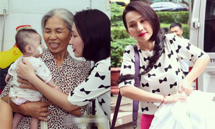 Kim Hiền xót xa cho hoàn cảnh khó khăn của trẻ thơ 