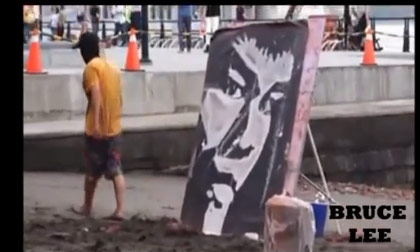 Biểu diễn vẽ Lý Tiểu Long cực đỉnh