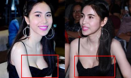 Thủy Tiên bị chê vòng một giả và ngày càng 'xệ'