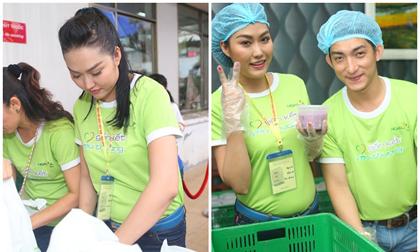 Phi Thanh Vân 'vác' bụng bầu đi từ thiện cùng 'chồng sắp cưới'