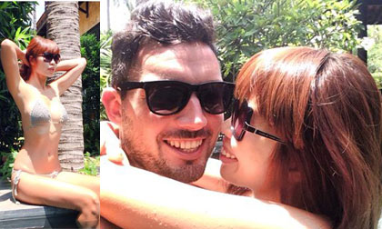 Hà Anh khoe body siêu đẹp, tình tứ bên bạn trai