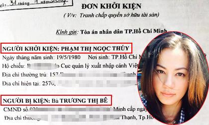 Siêu mẫu Ngọc Thúy khởi kiện mẹ ruột, đòi 5 căn biệt thự