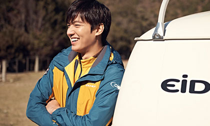 Loạt ảnh mới đẹp trai của Lee Min Ho với thời trang Eider
